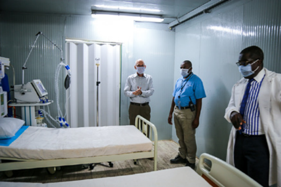 SRSG James Swan visits AMI managed hospital in Somalia