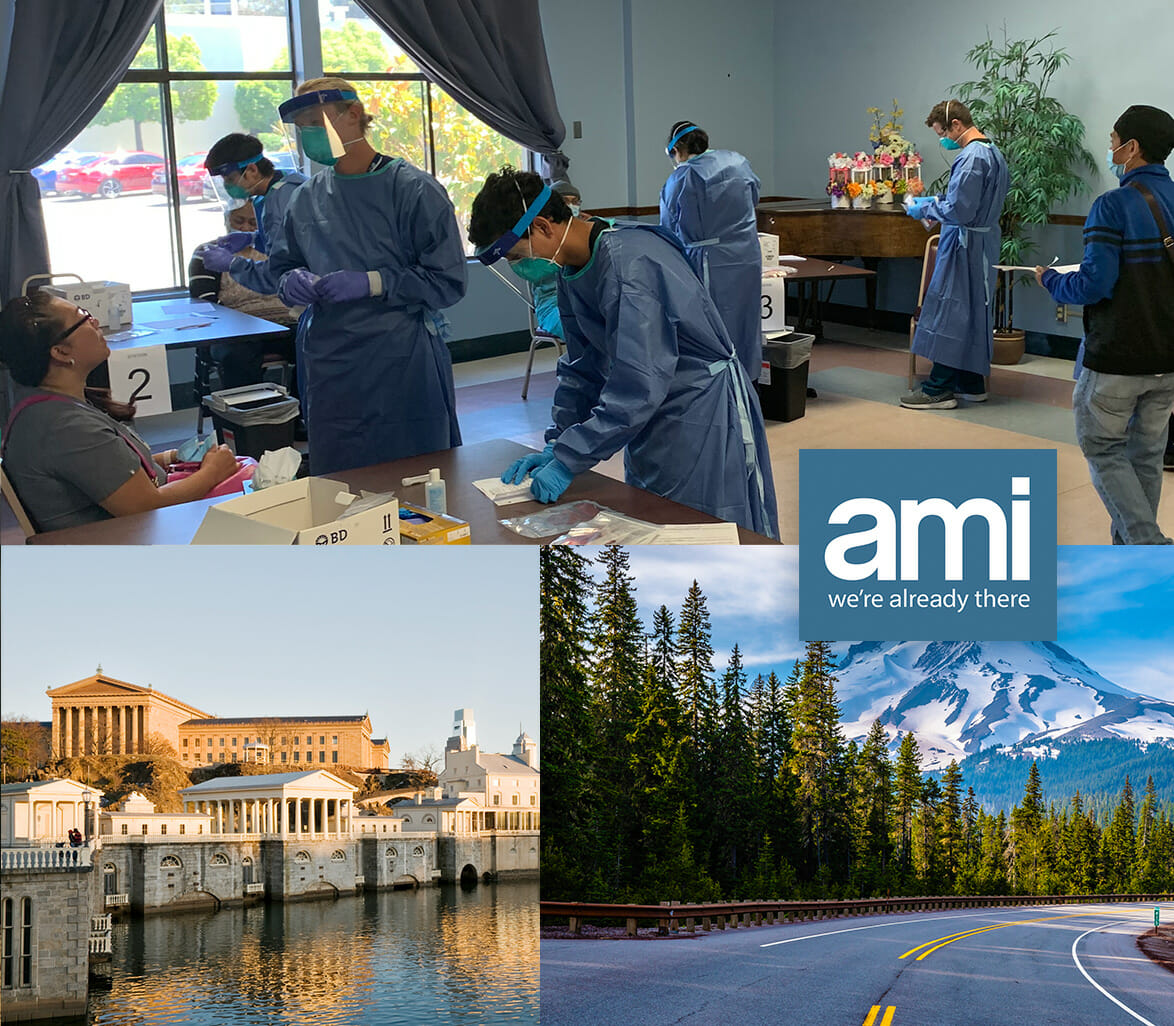 AMI signs COVID testing contract with Oregon and PA