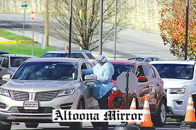 AMI Expeditionary Healthcare, Altoona Mirror, More testing available