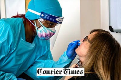 AMI Expeditionary Healthcare, Testing in Bucks County, Bucks County Courier Times