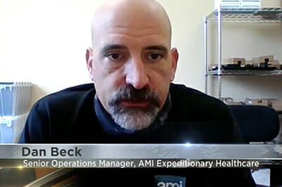 AMI Expeditionary Healthcare, Daniel Beck, Lacrosse Wisconsin Vaccination clinic