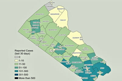 AMI Expeditionary Healthcare, Death rate falling in Bucks County