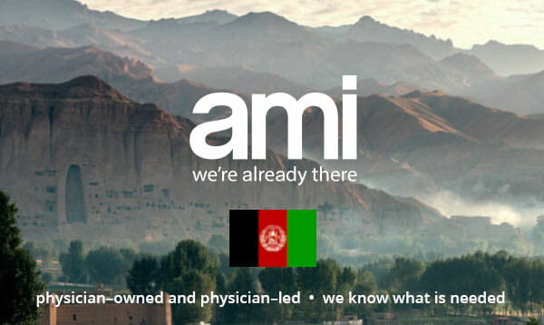 AMI Expeditionary Healthcare is in Afghanistan supporting relief efforts