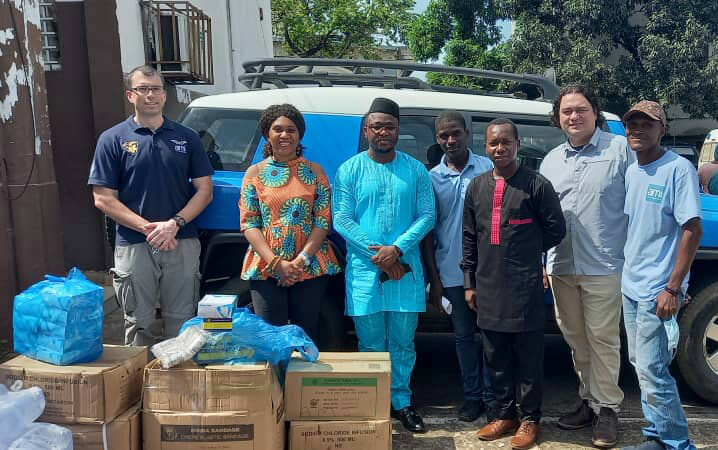 AMI SL supports fire explosion victims with medical supplies