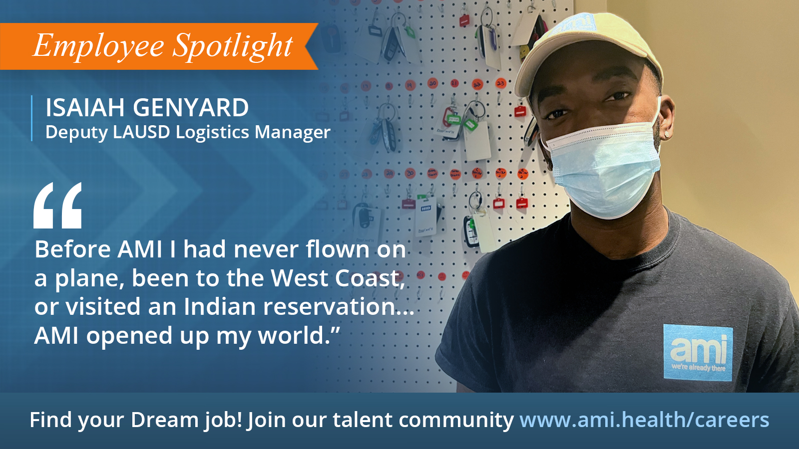 AMI Employee Spotlight on Isaiah Genyard