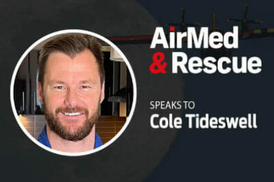 AMI's Cole Tideswell interviewed by AirMed Rescue Magazine